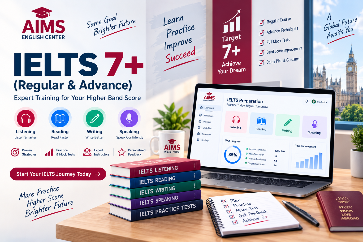 IELTS 7+ (Regular & Advance)