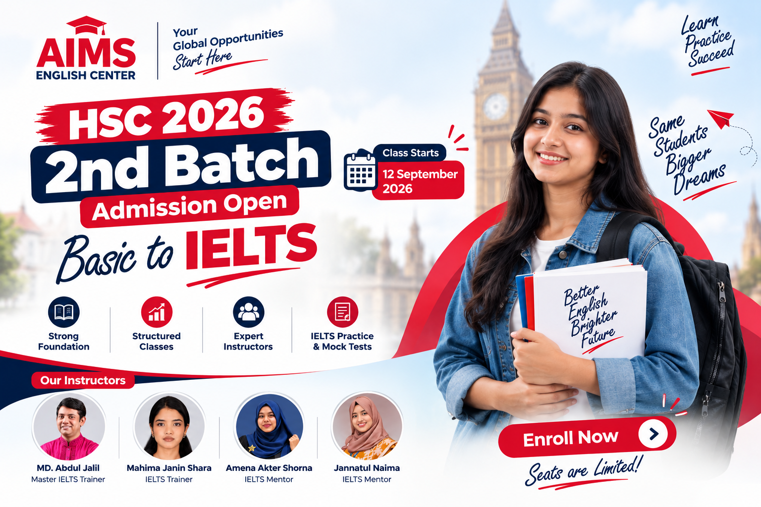 HSC 2026 – 2nd Batch Admission Open